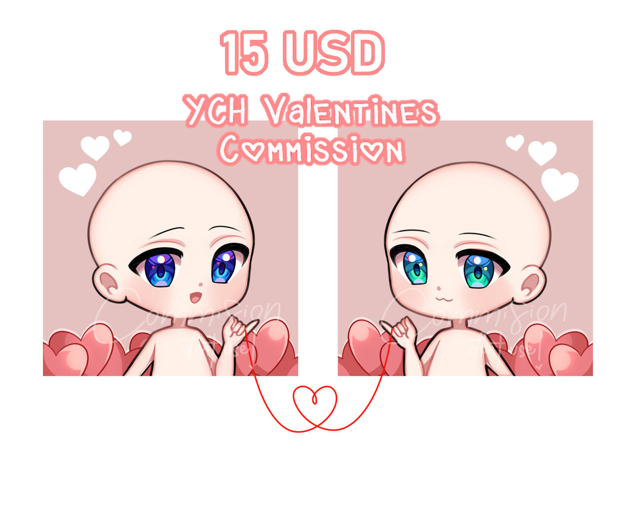 YCH VALENTINES RED THREAD